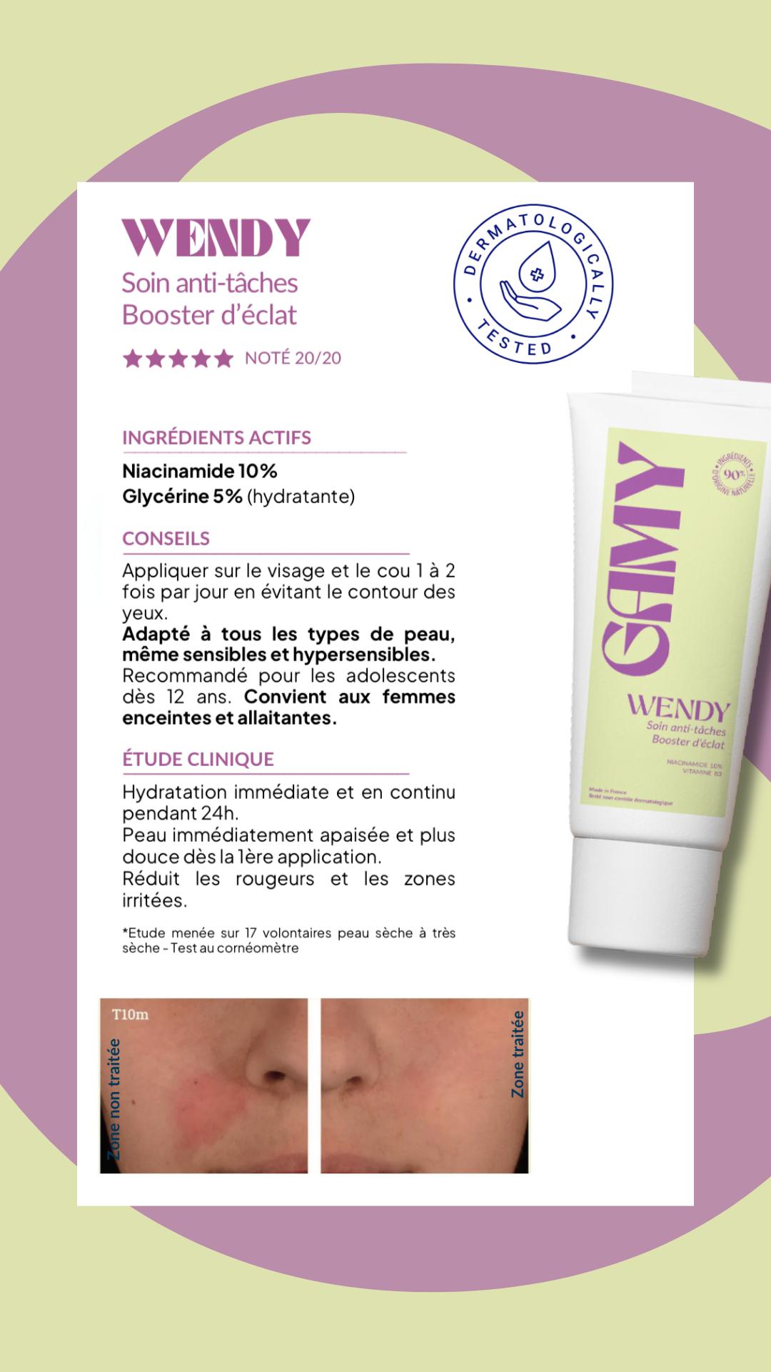 WENDY - Soin visage anti-taches à la niacinamide