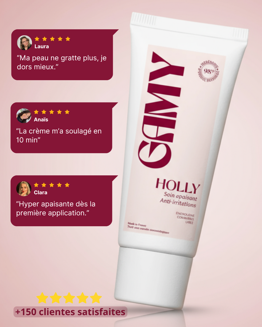 HOLLY - Soothing anti-irritation treatment for sensitive skin 