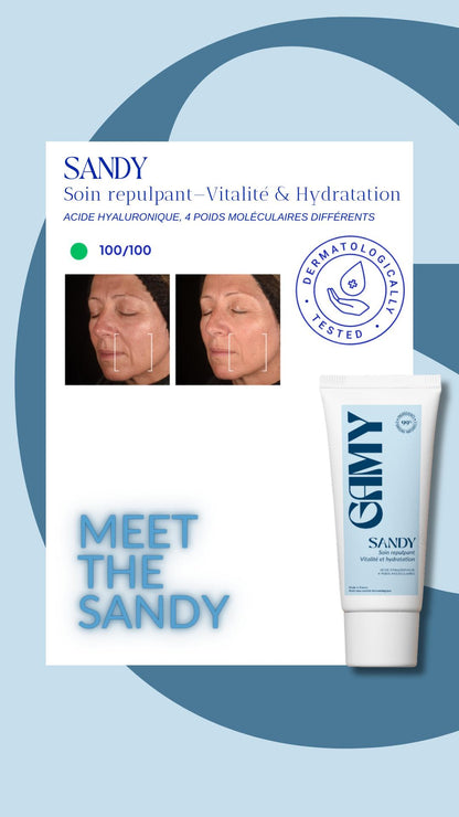SANDY - Moisturizing facial treatment with hyaluronic acid 