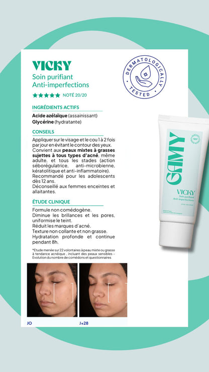 VICKY - Purifying facial treatment with azelaic acid 